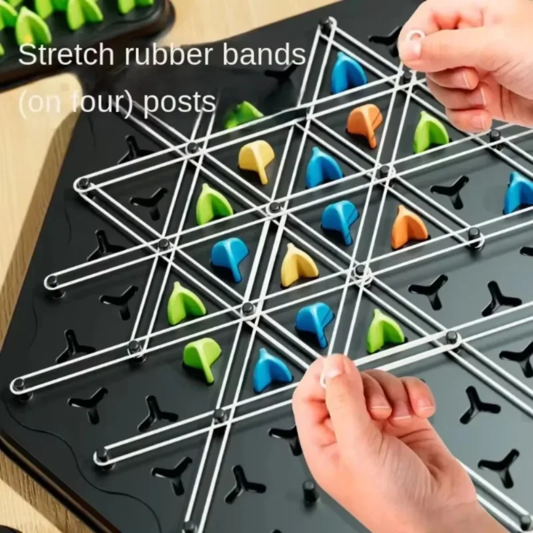 ThinkGame - Triangle Chain Strategy and Duel Logic Thinking Game