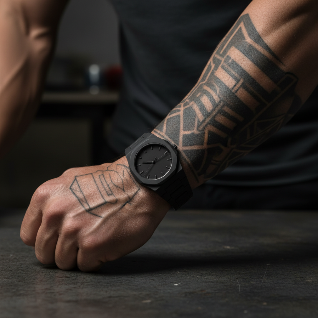 KRONOS Watch – Black Polycarbonate Edition