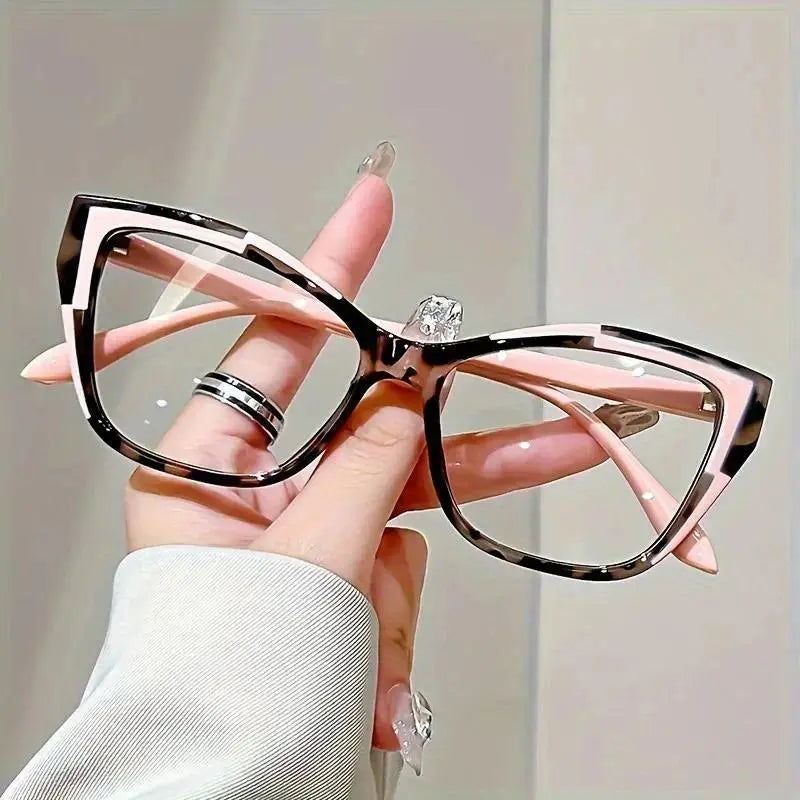 Women's Elegant Cat-Eye Metal Frame Reading Glasses