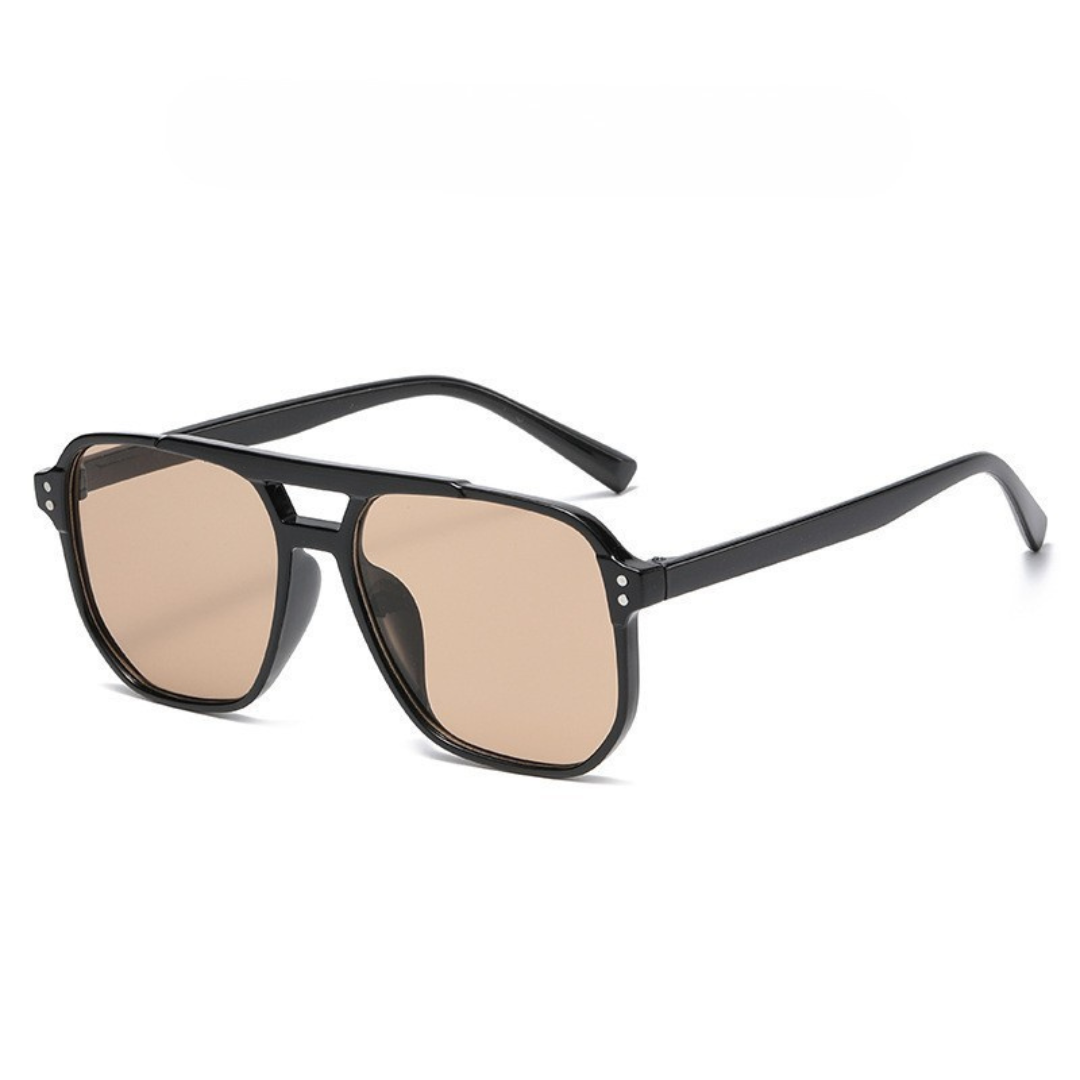 Thrives Outdoor | Brixton Double Bridge Square Frame Sunglasses