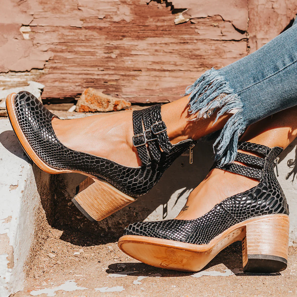 Margaret Comfortable Classic Strap Heels