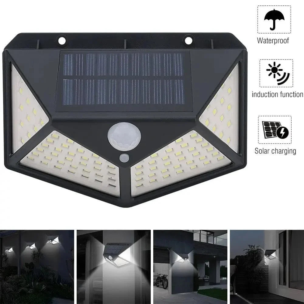 Motion Sensor Solar Lights – Bright Outdoor Lighting, Light Up Paths, Gardens & Driveways Automatically