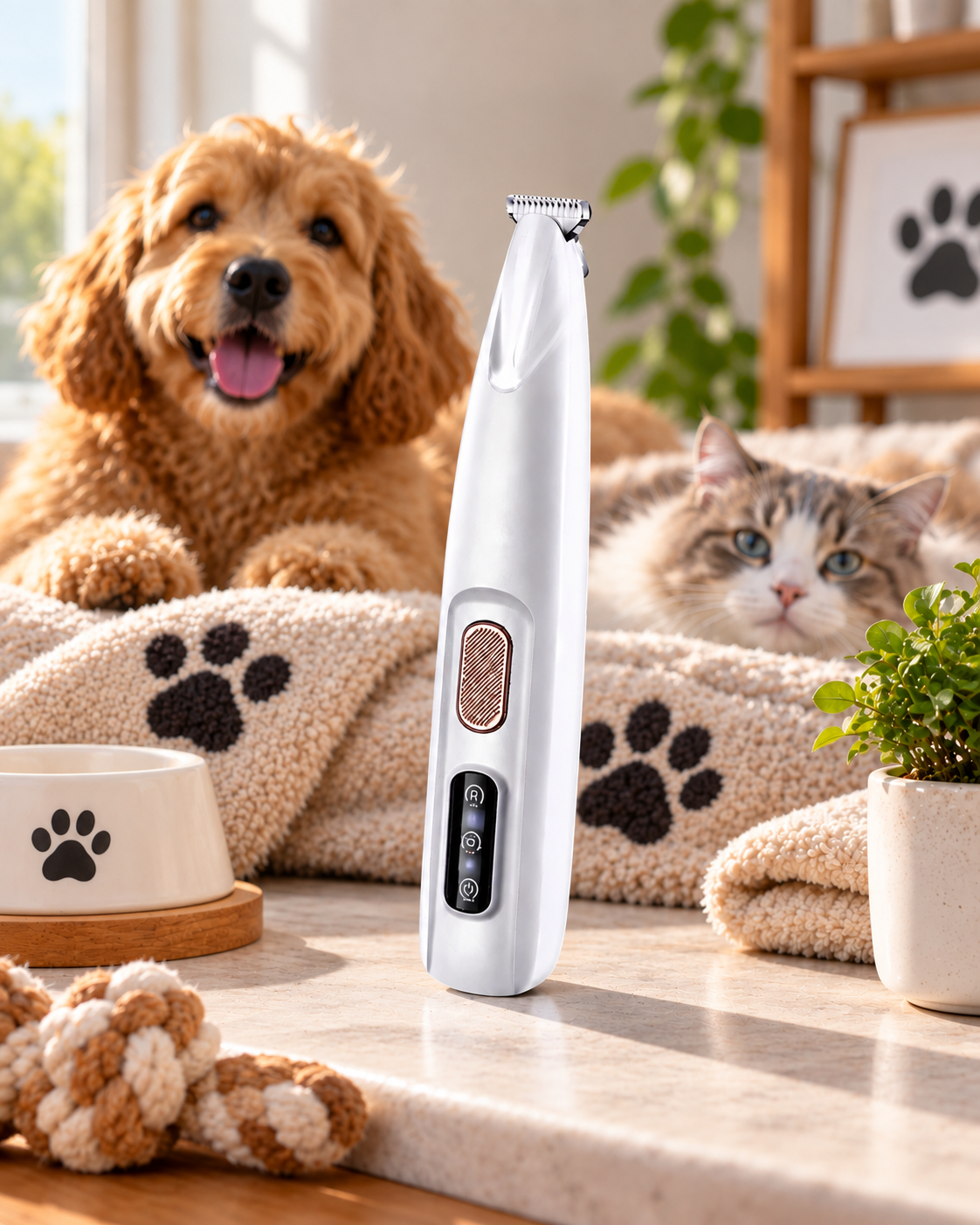 Wireless Pet Grooming Trimmer
