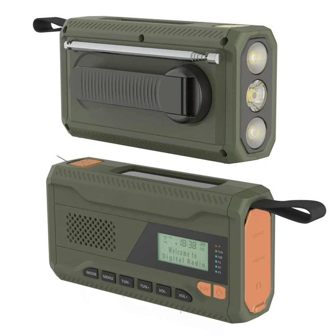 Thrives Outdoor | Solanta Portable Solar Crank Radio
