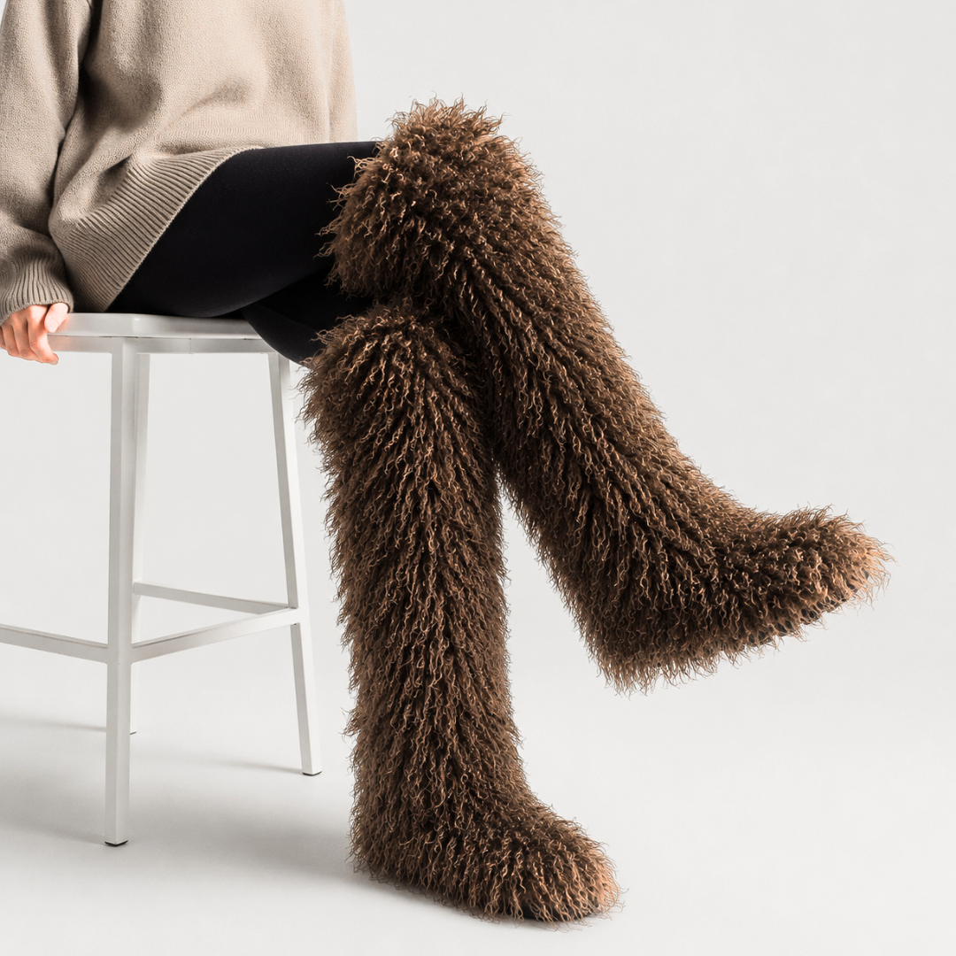 Thrives Outdoor | Flarielle Over The Knee Fur Boots