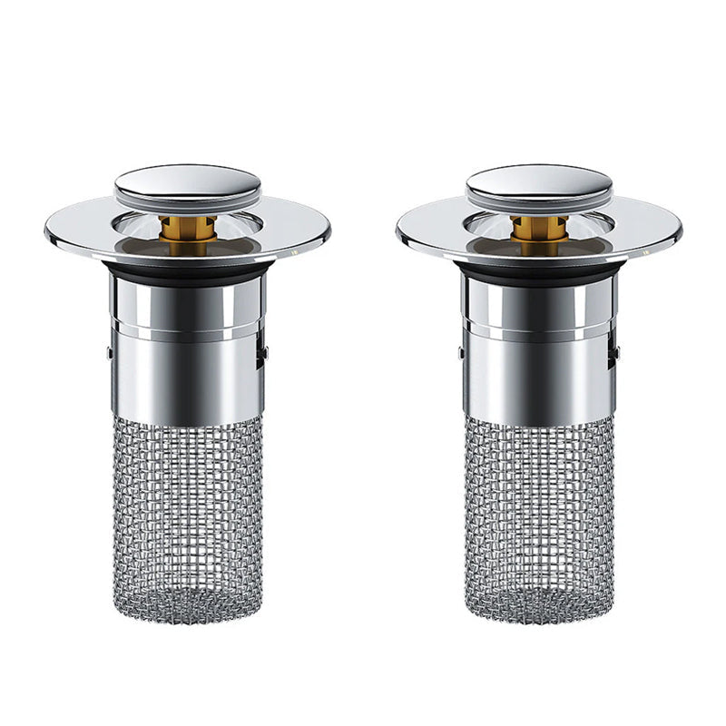 Stainless Steel Pop-Up Drain Filter