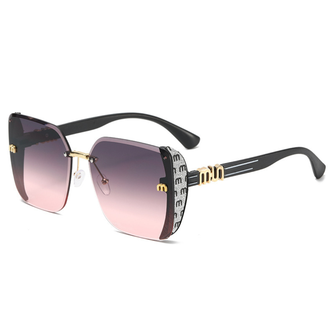 Thrives Outdoor | Luxette Rimless Oversized Square Sunglasses