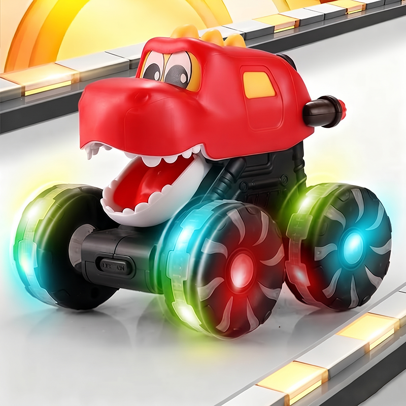 Press & Go Dinosaur Toy Car With Lights