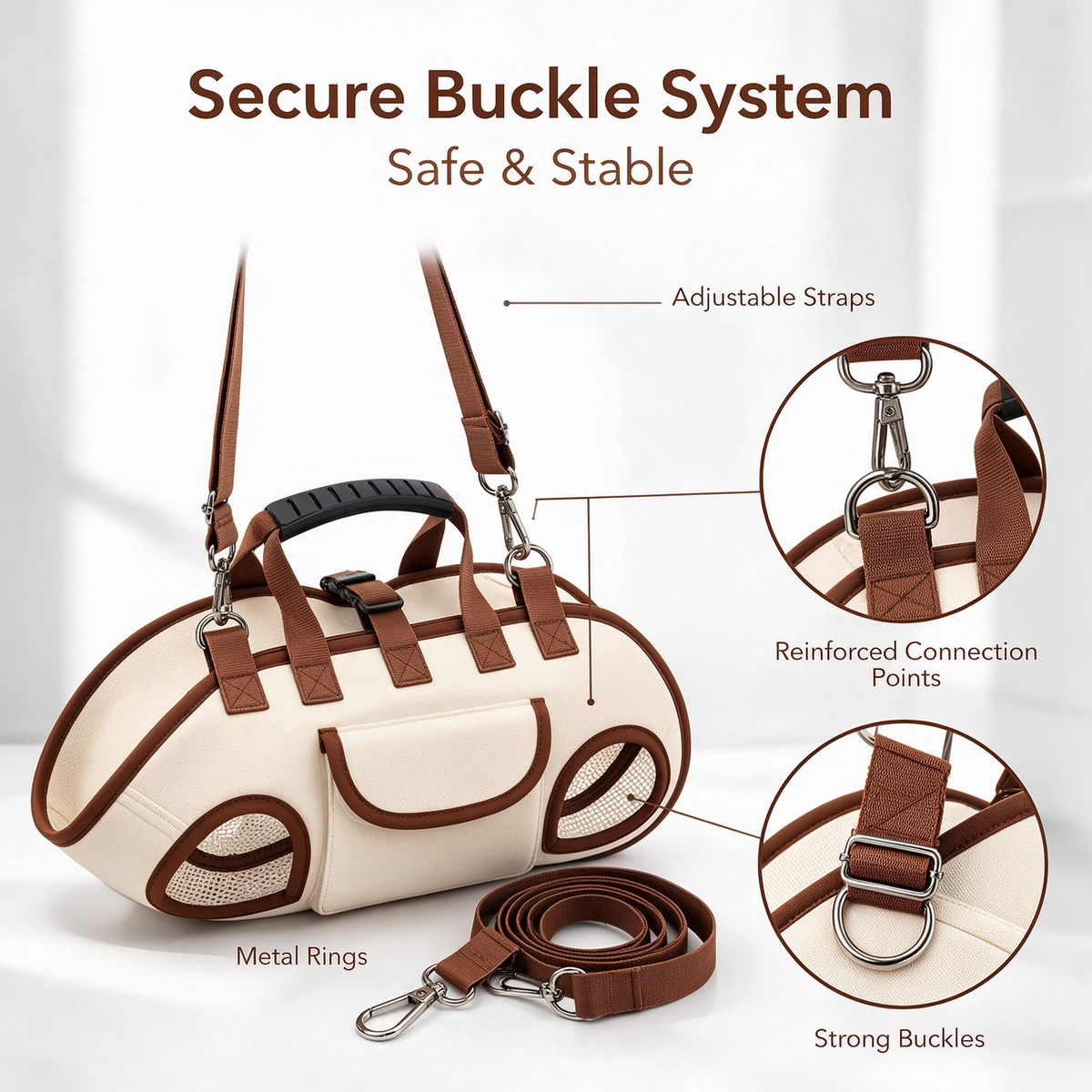 Multifunctional Backpack with Strap