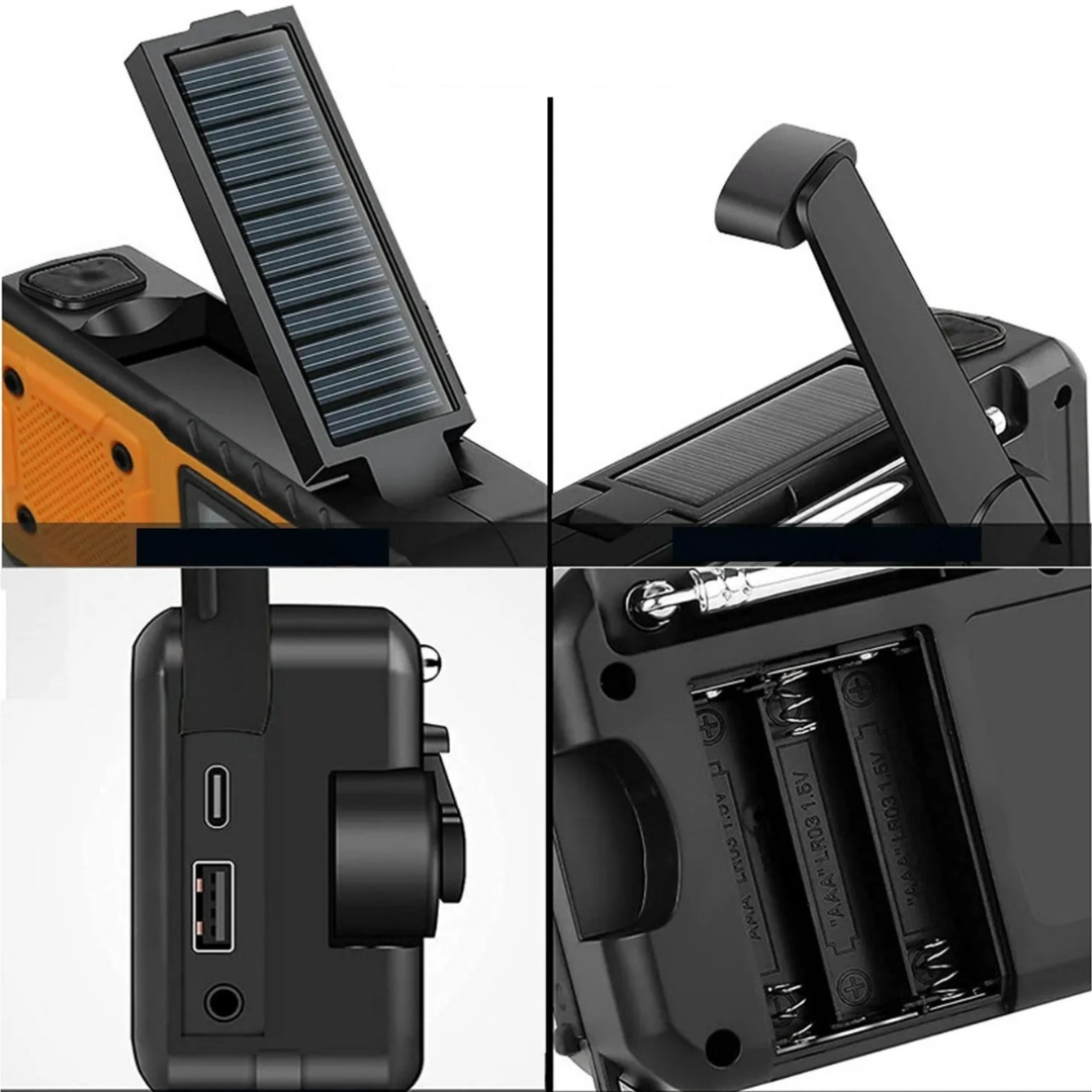 Thrives Outdoor | Solavox Portable Emergency Crank Radio
