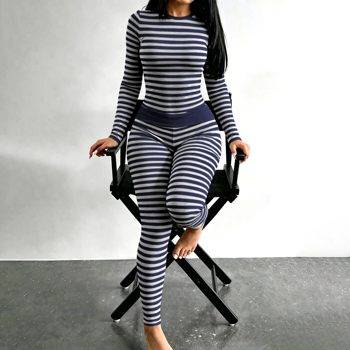 Sofia Striped Fit Set