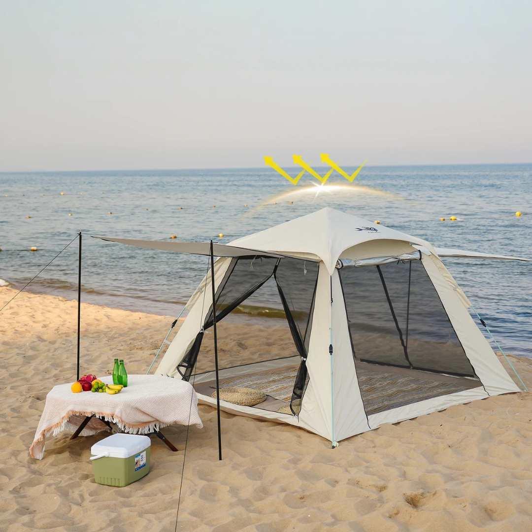 Thrives Outdoor | Sheltrio Pop Up Family Beach Shelter