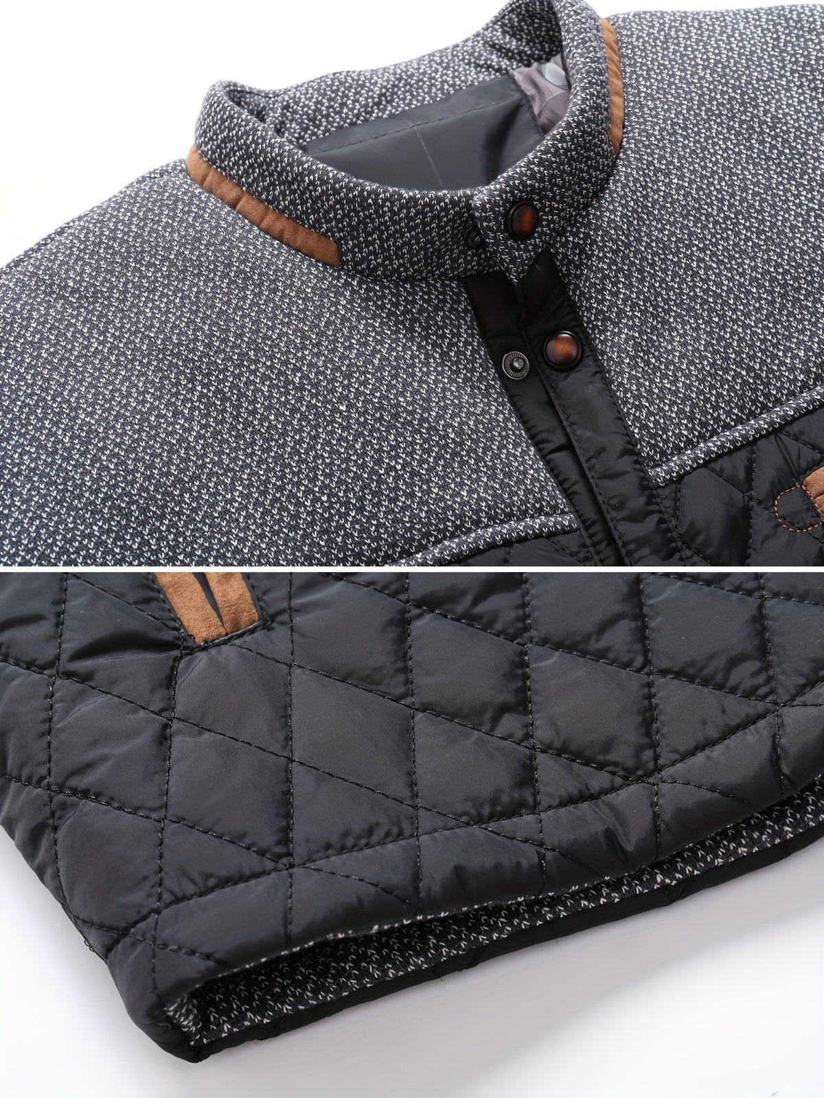 Gideon Quilted Stand-Collar Jacket