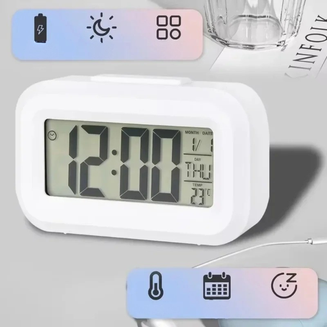 Thrives Outdoor | Lumiclock Compact LED Digital Alarm Clock