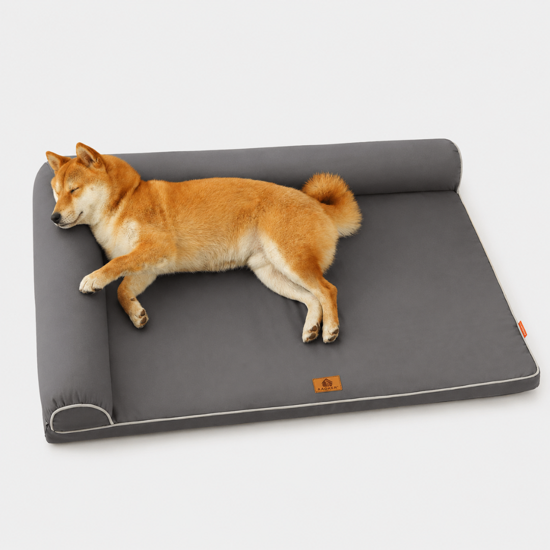 Thrives Outdoor | Barkrest L-Shaped Orthopaedic Dog Sofa Bed