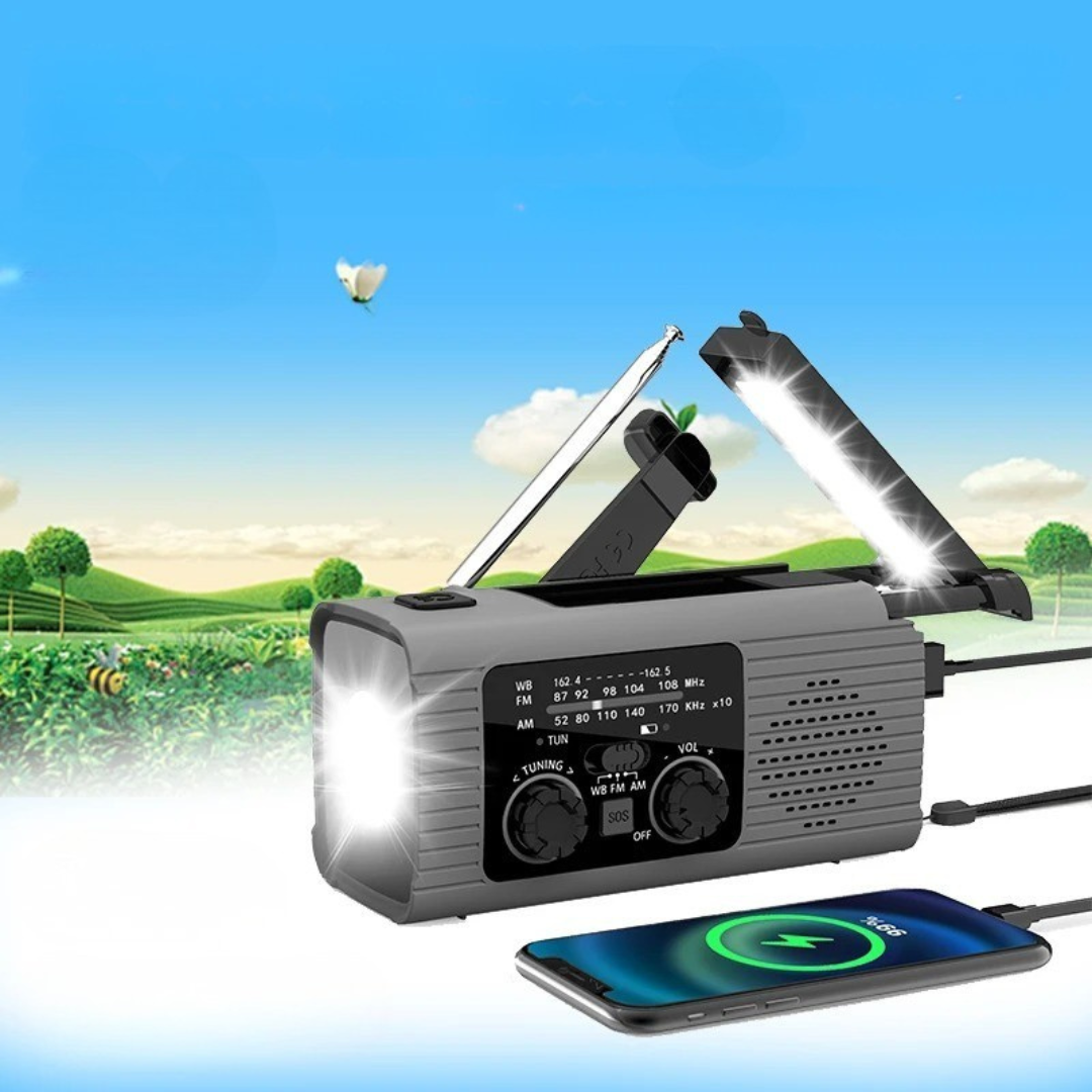 Thrives Outdoor | LuminCrank Hand Crank Emergency Radio