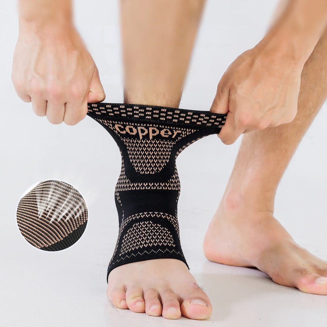 Thrives Outdoor | Ankurox Copper-Infused Compression Ankle Brace