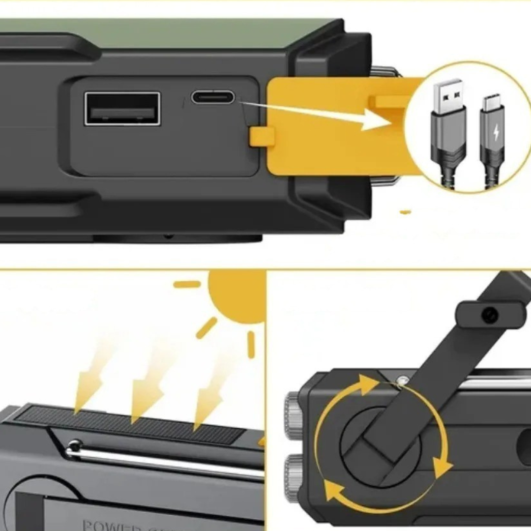 Thrives Outdoor | AleraPulse Multifunctional Emergency Radio