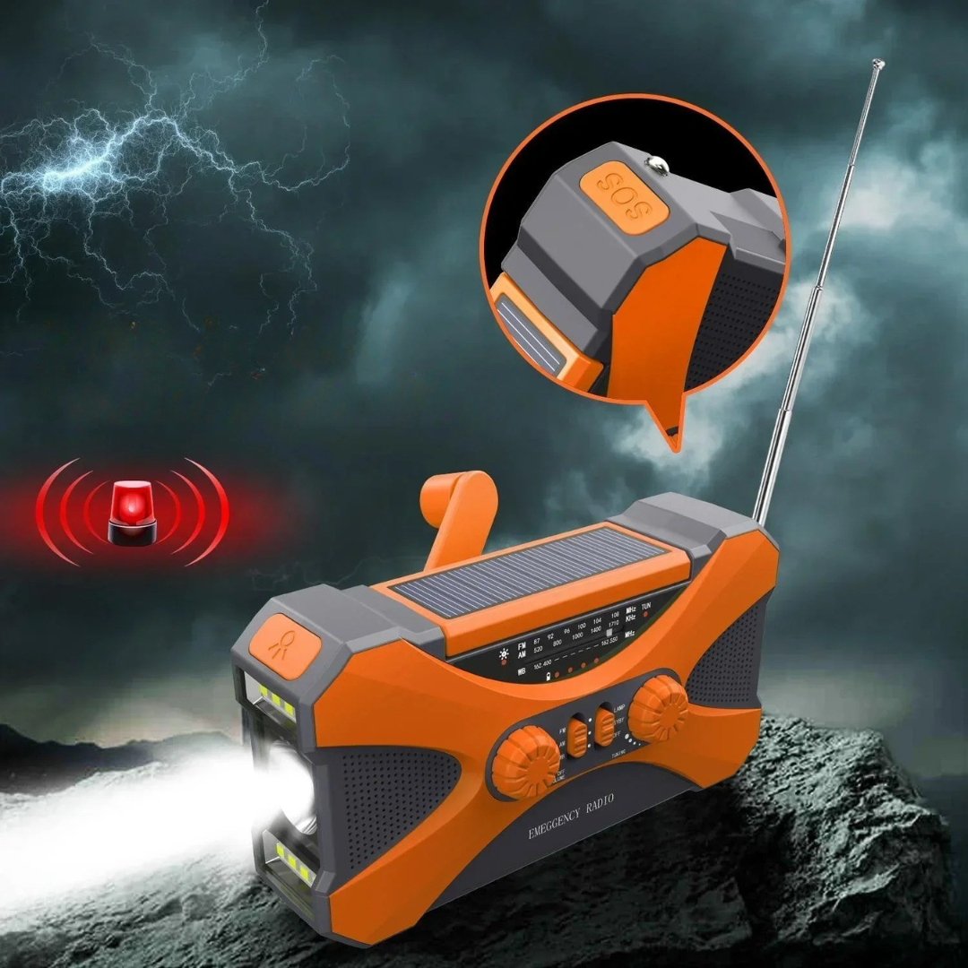 Thrives Outdoor | Solivox Solar Crank Emergency Radio
