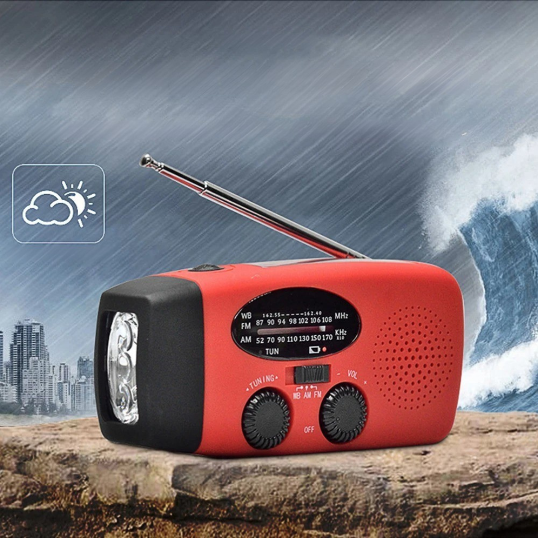 Thrives Outdoor | Solvito Portable Emergency Radio Device