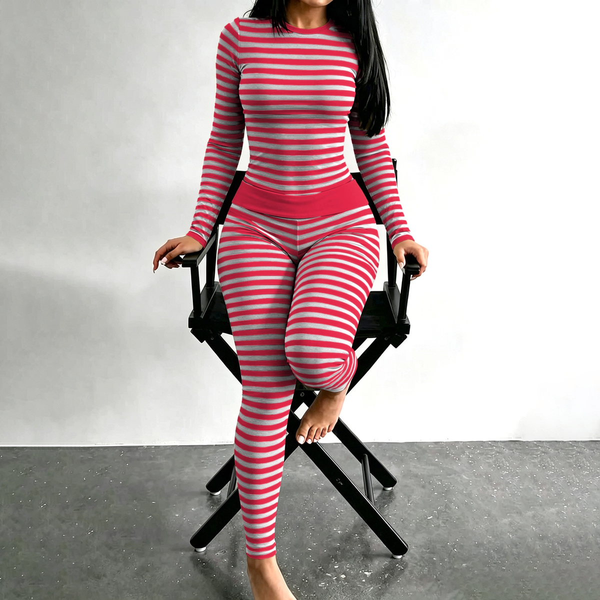 Sofia Striped Fit Set