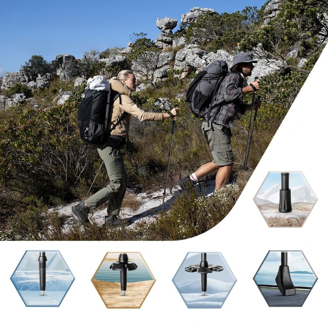 Thrives Outdoor | Trailwyn Ultralight Foldable Trekking Poles
