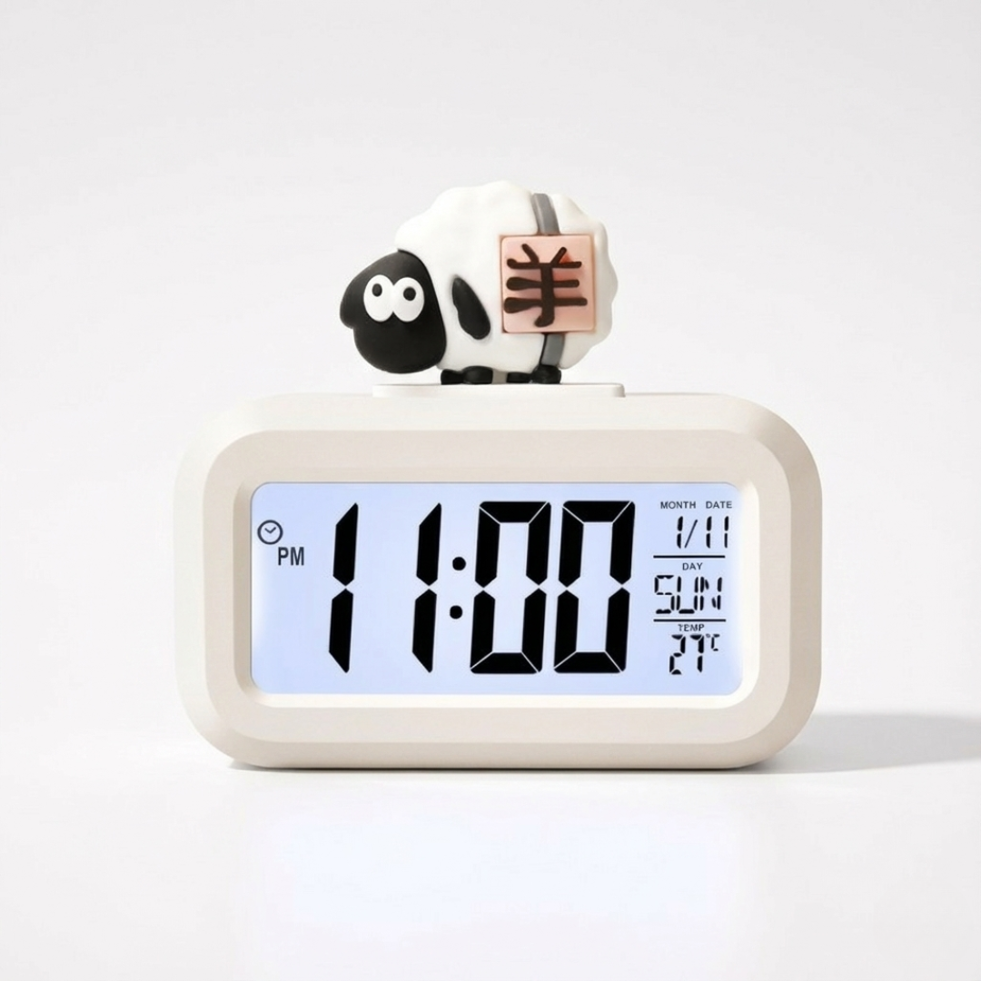 Thrives Outdoor | Lumipiggy Digital LED Bedside Clock
