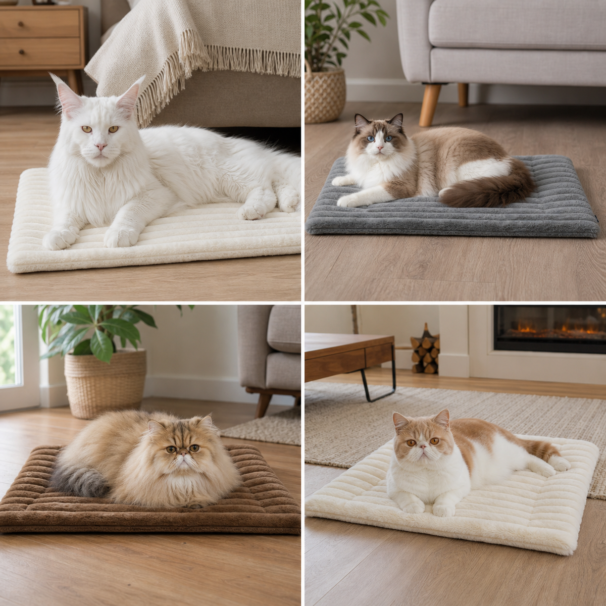 Self-Warming Pet Mat for Cats & Dogs ā Quiet, Non-Slip & No Electricity