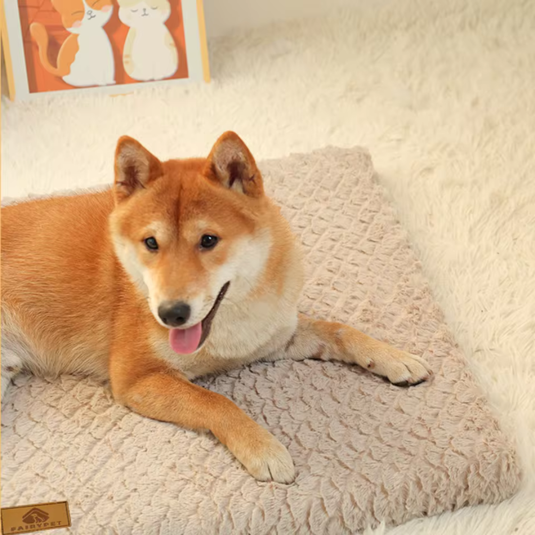 Thrives Outdoor | Pawloft Flat Orthopedic Dog Mat With Foam Base