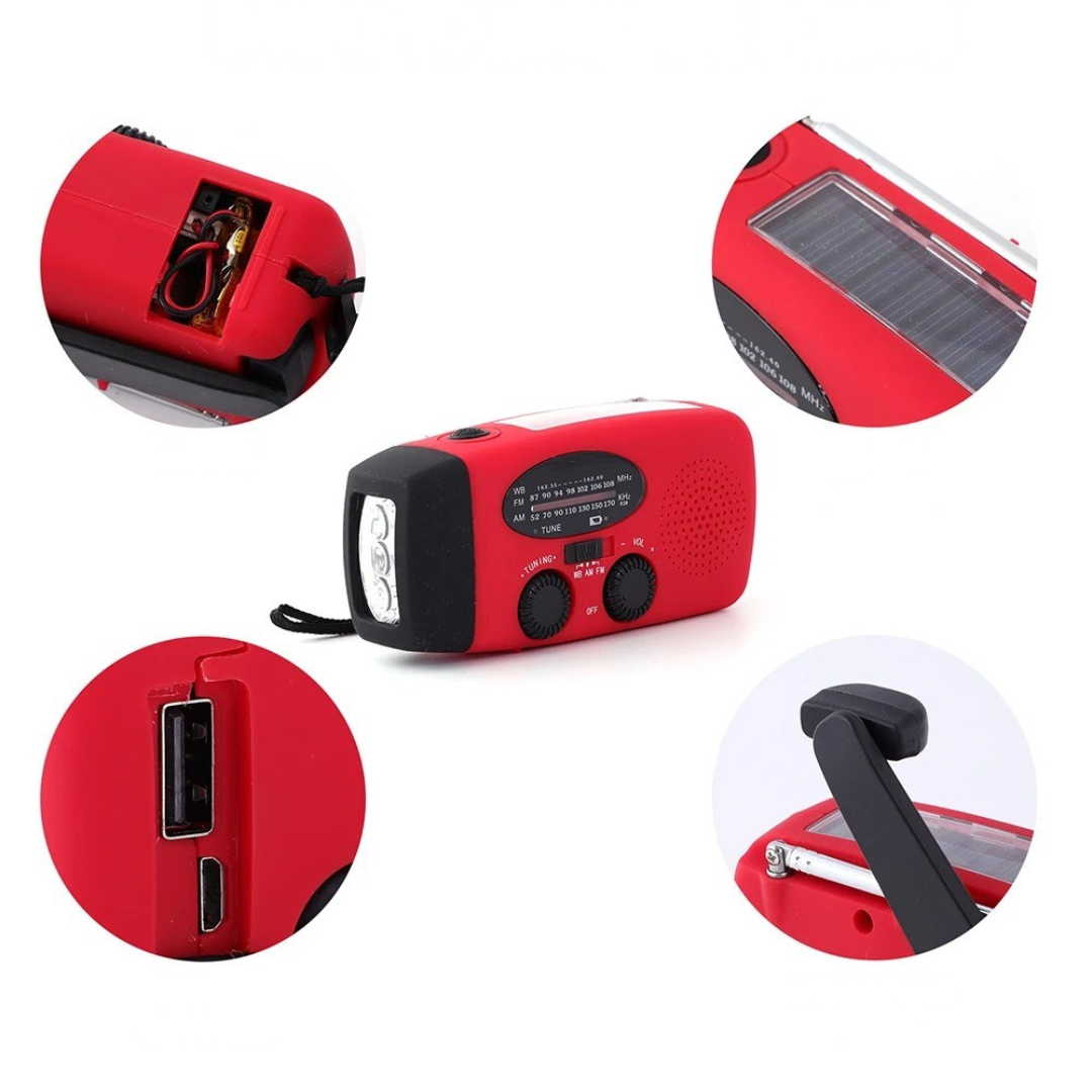 Thrives Outdoor | Solvito Portable Emergency Radio Device