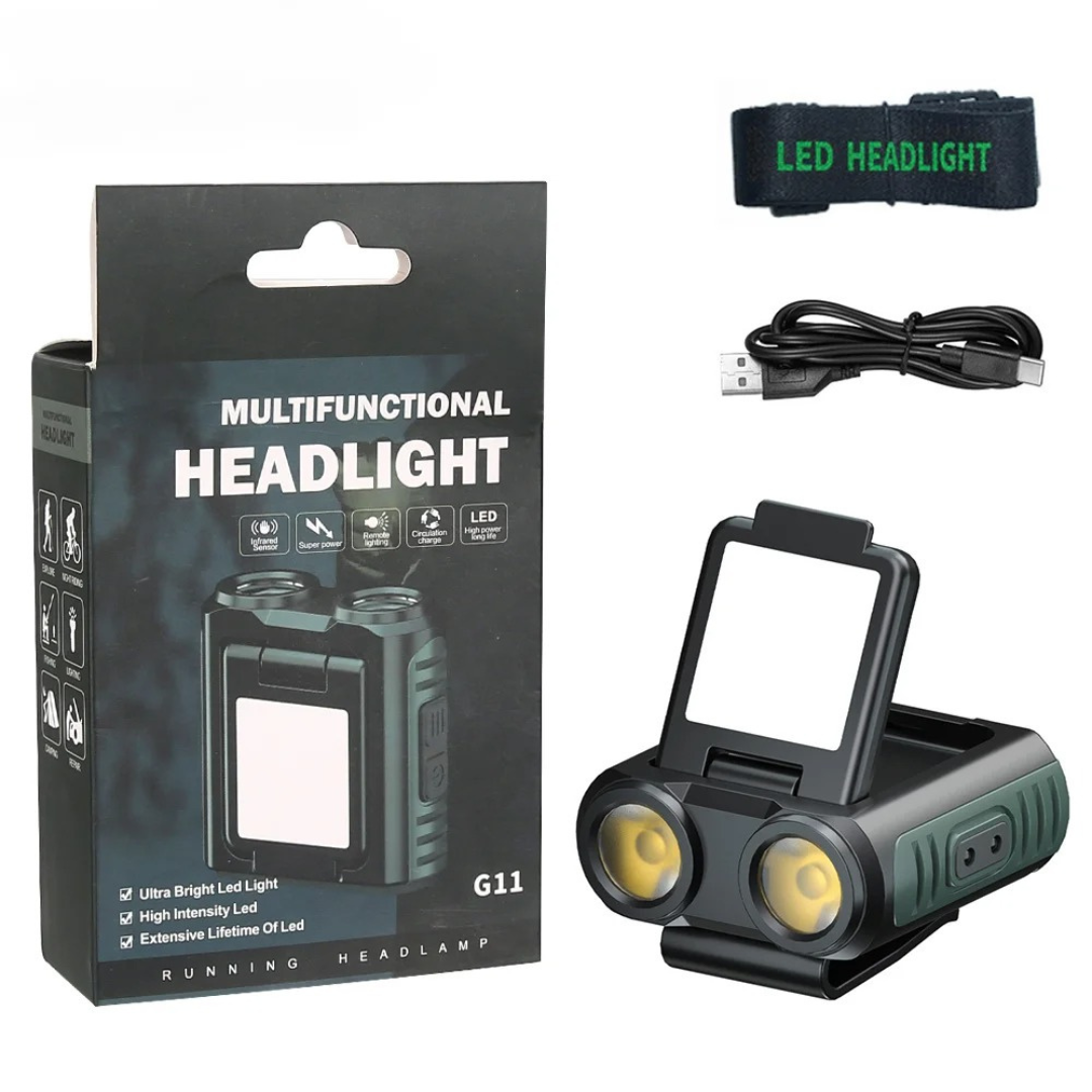 Thrives Outdoor | TrailOrbis Rechargeable USB Clip Headlamp