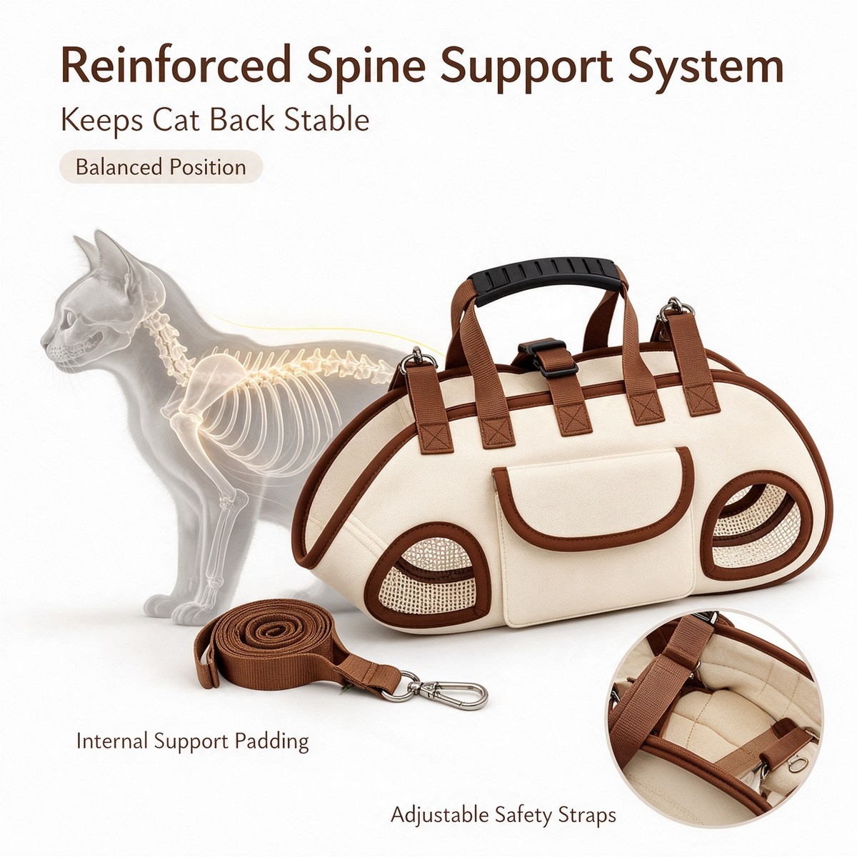 Multifunctional Backpack with Strap