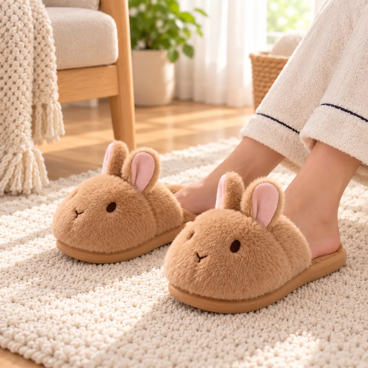 Poppy Plush Slippers