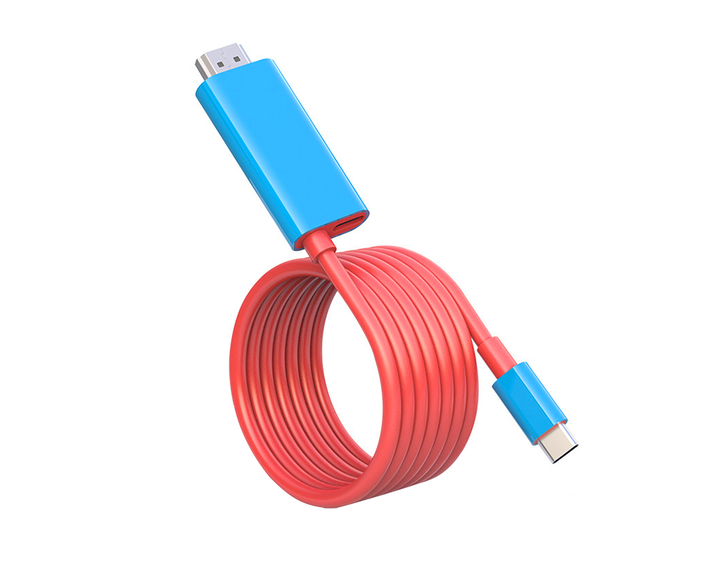 USB-C to HDMI Adapter Cable – Stream, Play and Charge Simultaneously – For Switch, Mobile and Tablet