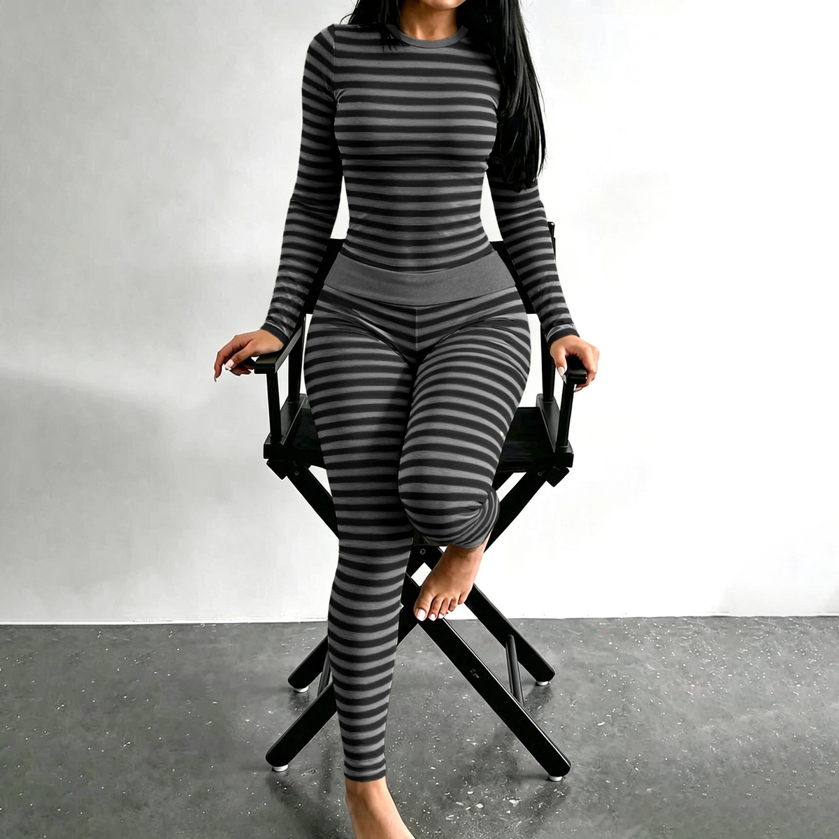 Sofia Striped Fit Set