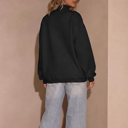 Women's Oversized Button-Front Sweatshirt