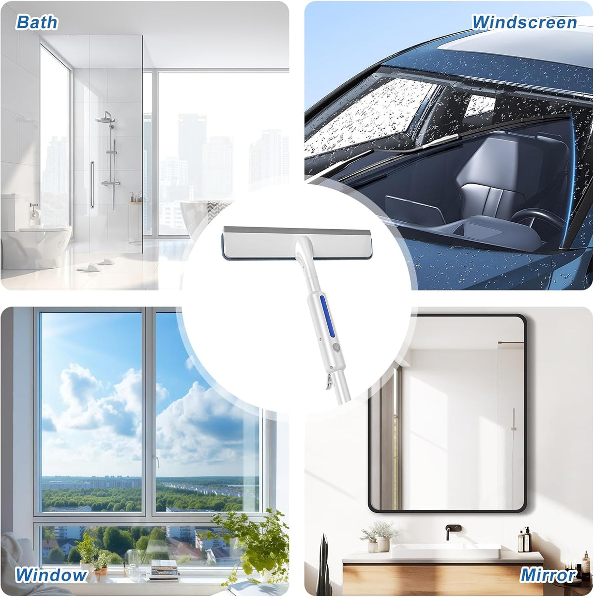 Dual-Sided Expandable Spray Window Cleaner