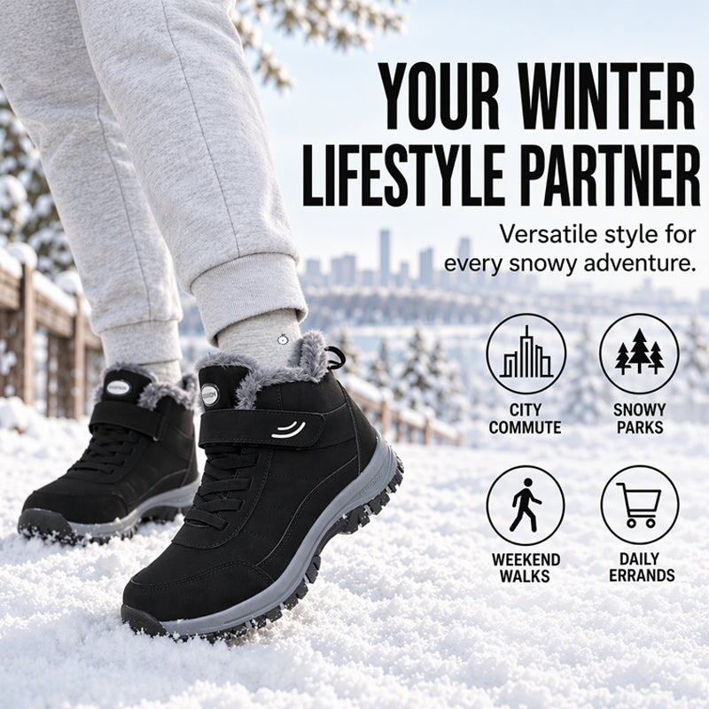 Plush and Thick Cotton Anti-Slip Shoes