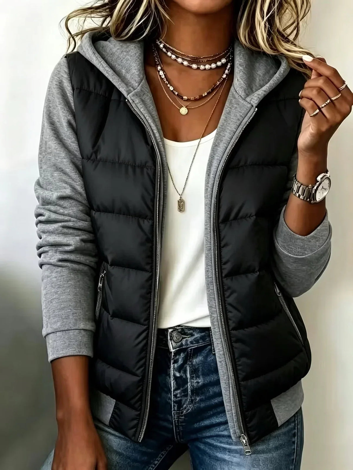 Padded Jacket with Hood