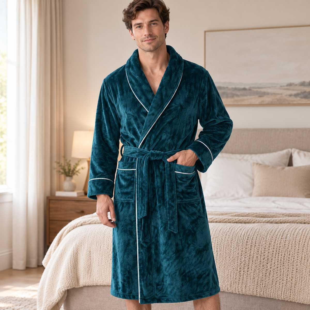 Thrives Outdoor | Veluroan Long Bathrobe