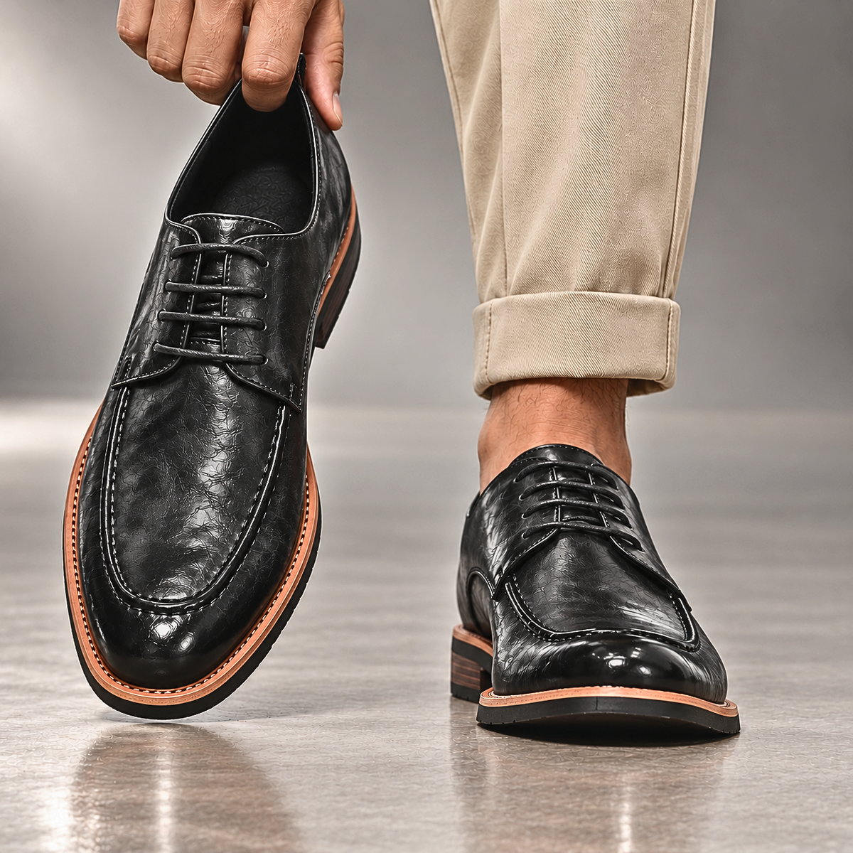 Dante Genuine Leather Derby Shoes