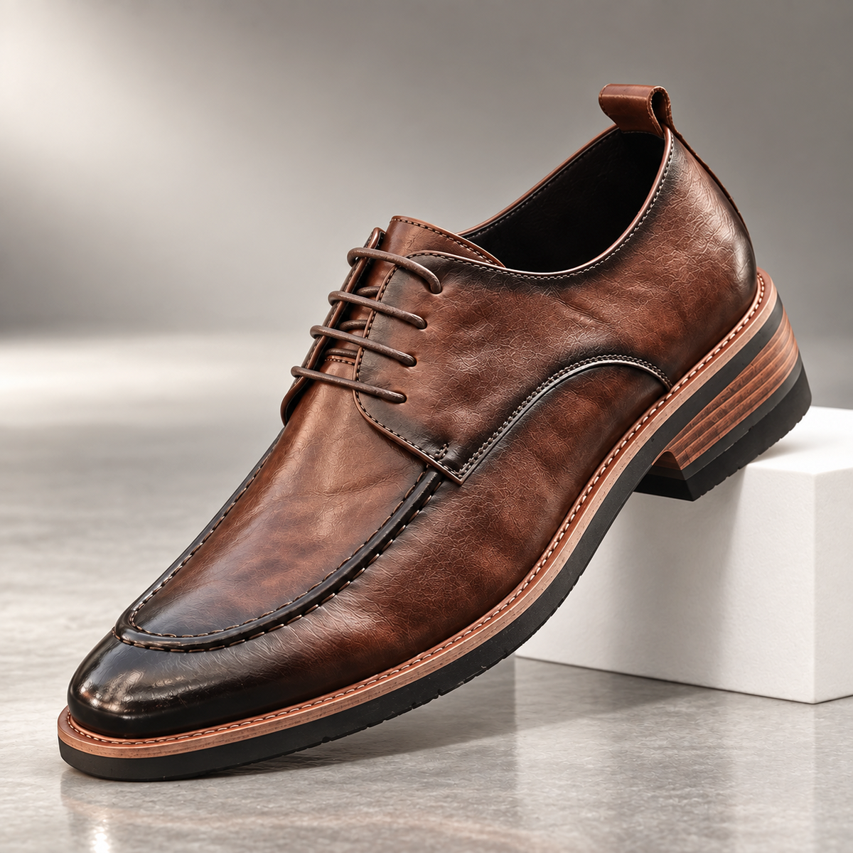 Dante Genuine Leather Derby Shoes