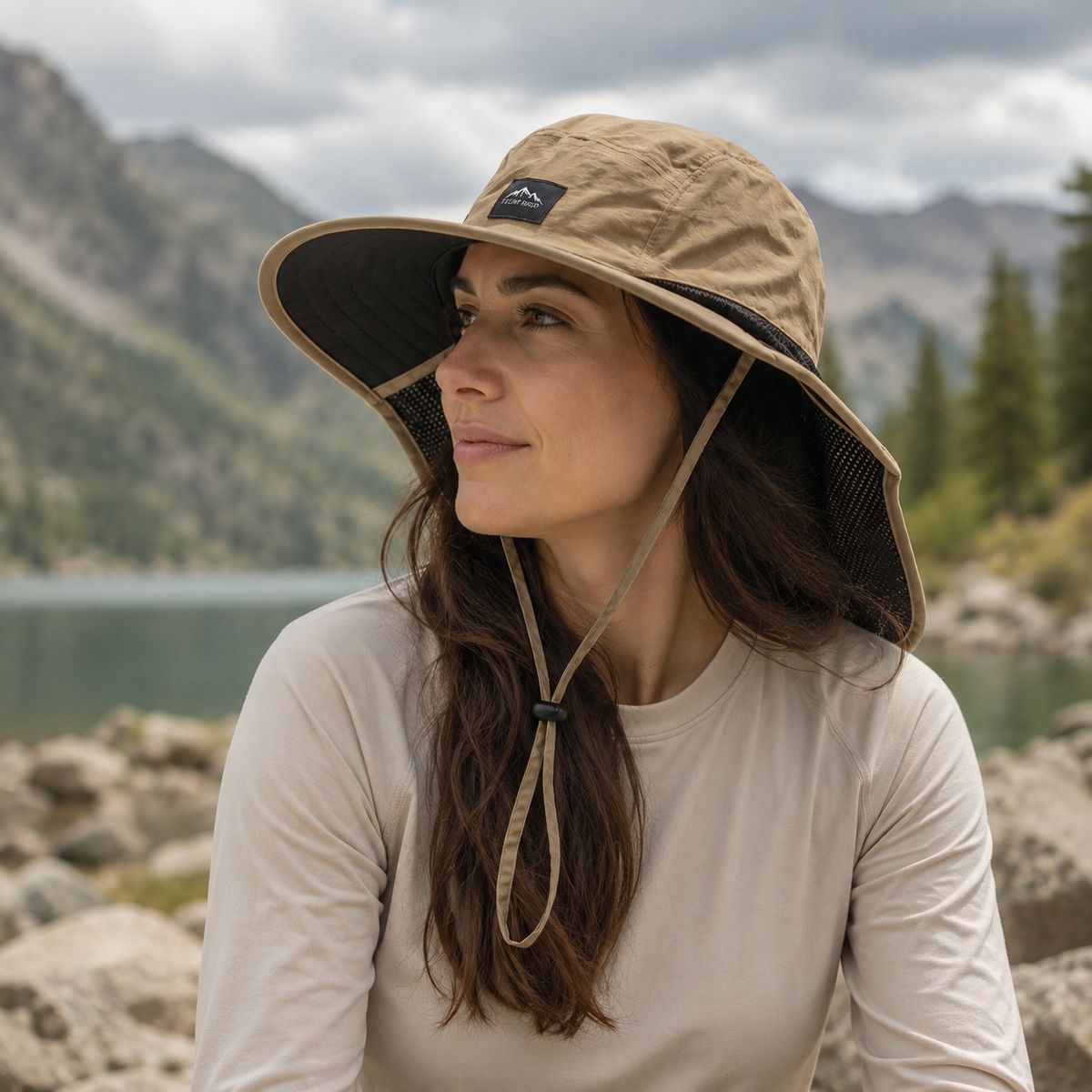 Thrives Outdoor | Brimwick Wide-Brim Hat with Neck Protection