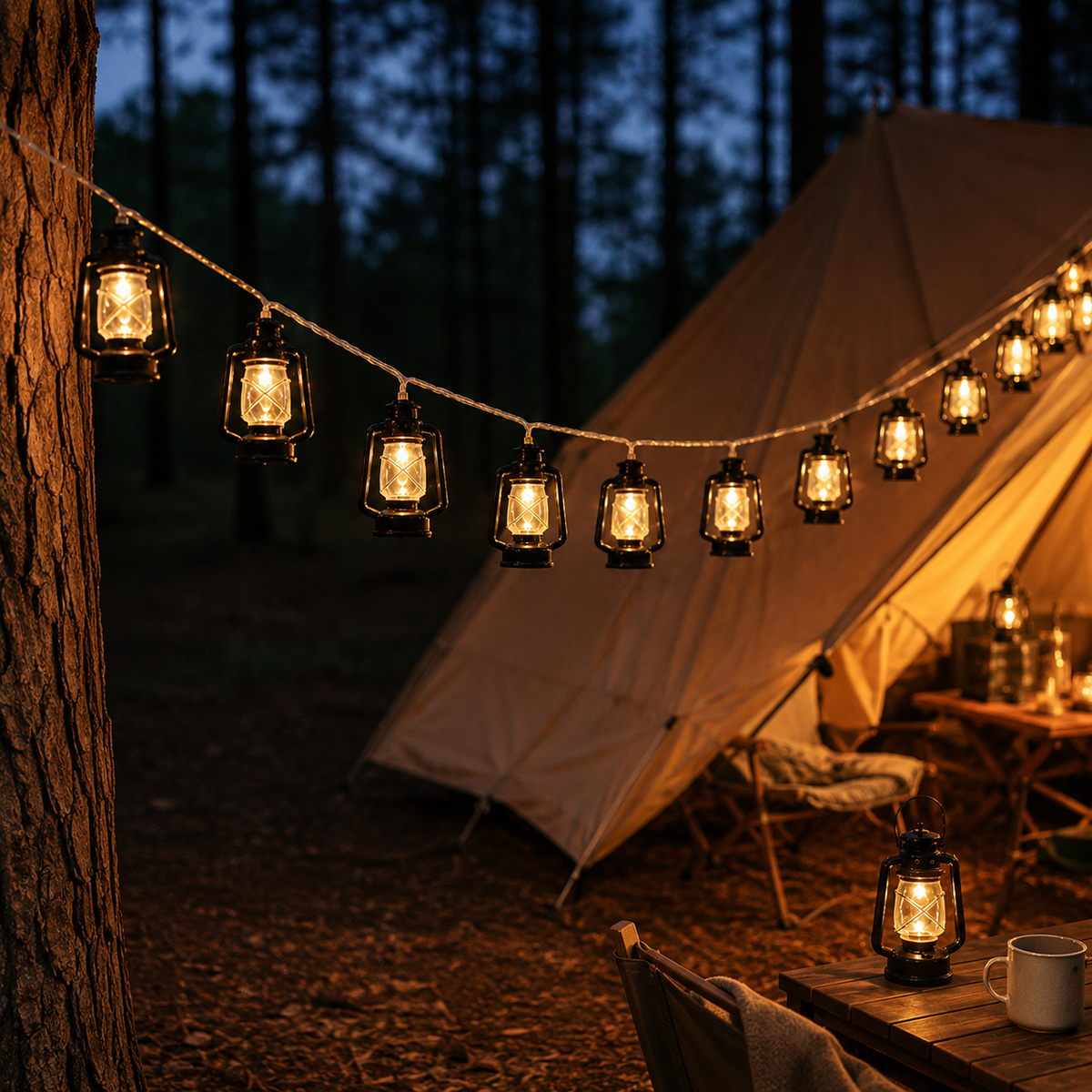 Thrives Outdoor | EmberGlow Lantern Chain