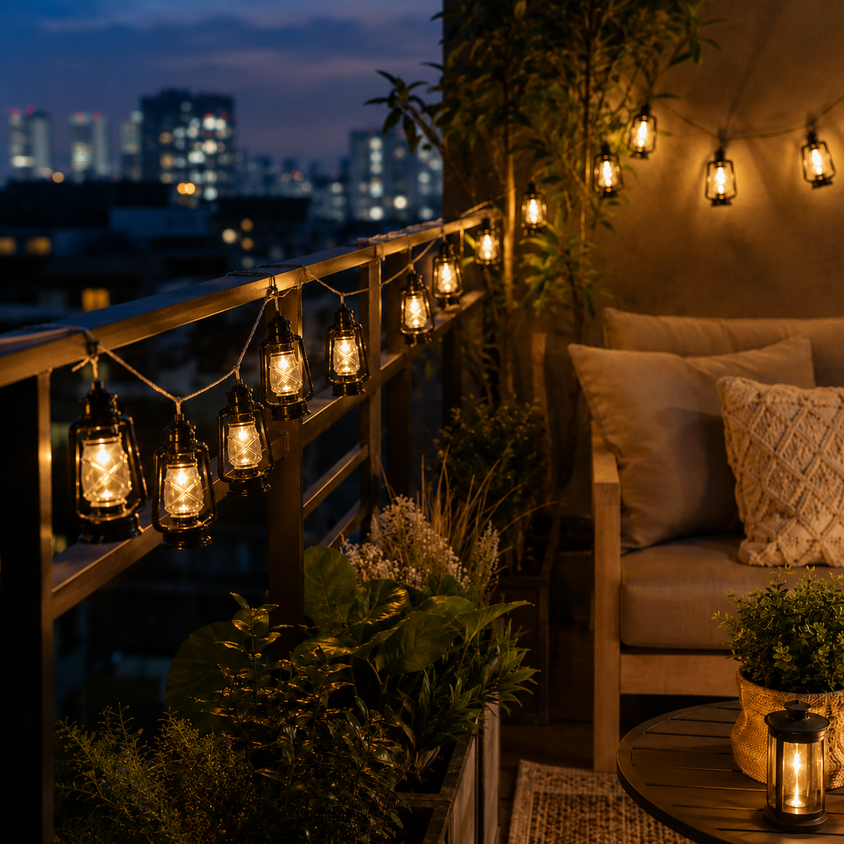 Thrives Outdoor | EmberGlow Lantern Chain