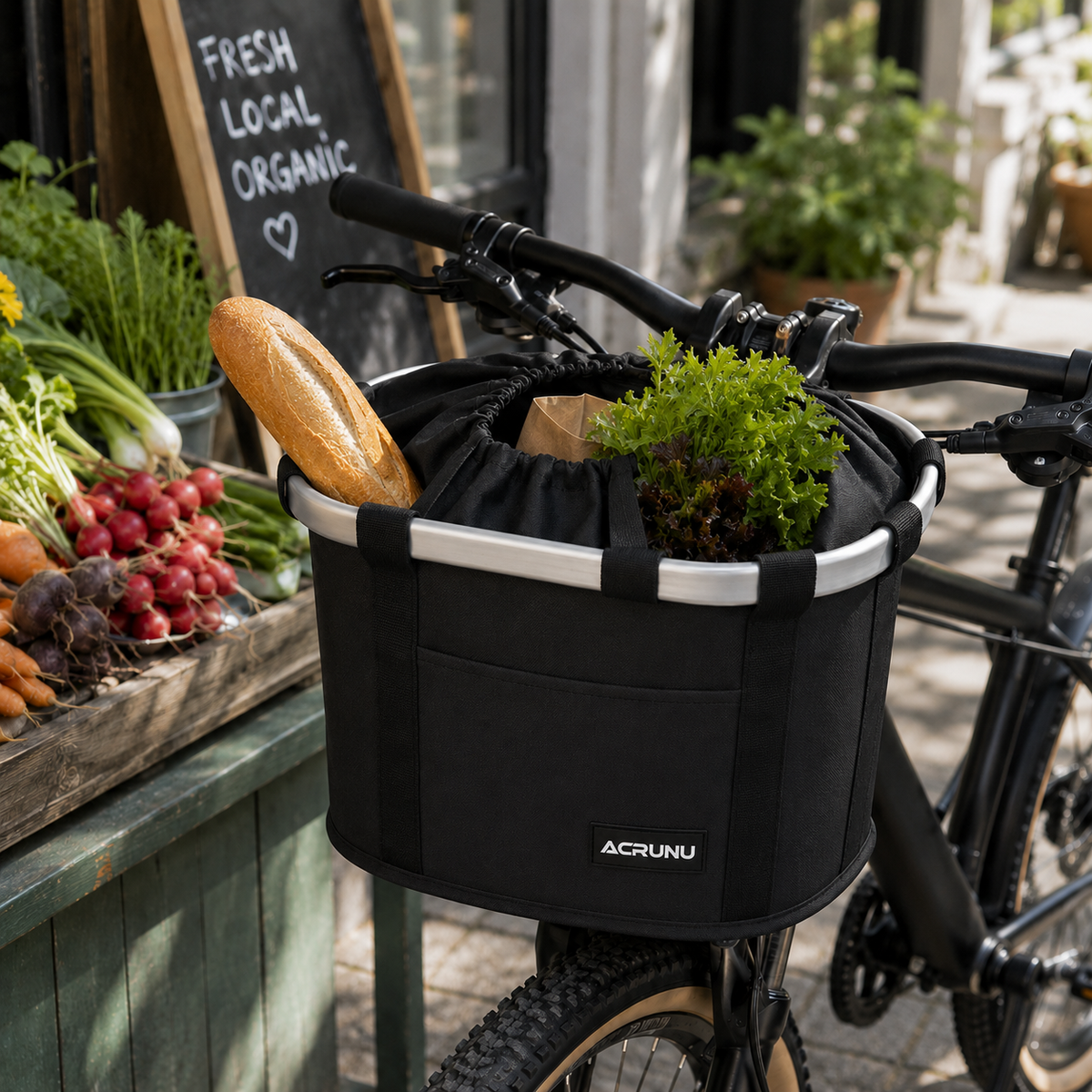 Thrives Outdoor | Pawdler Portable Bicycle Front Basket Carrier