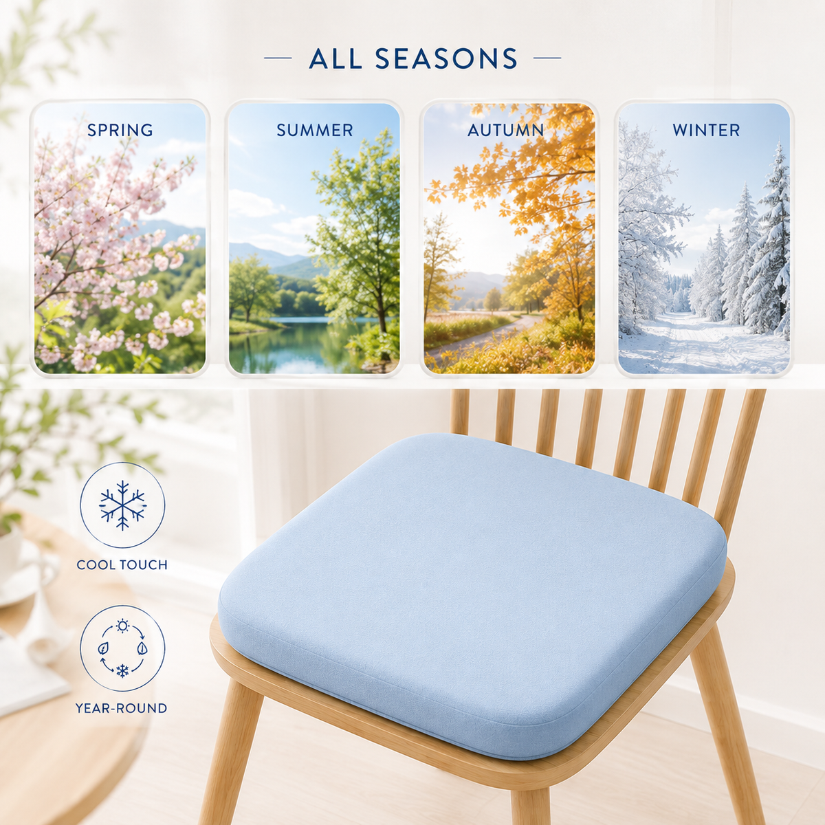 Thrives Outdoor | Sitvera Square Low Profile Seat Pad