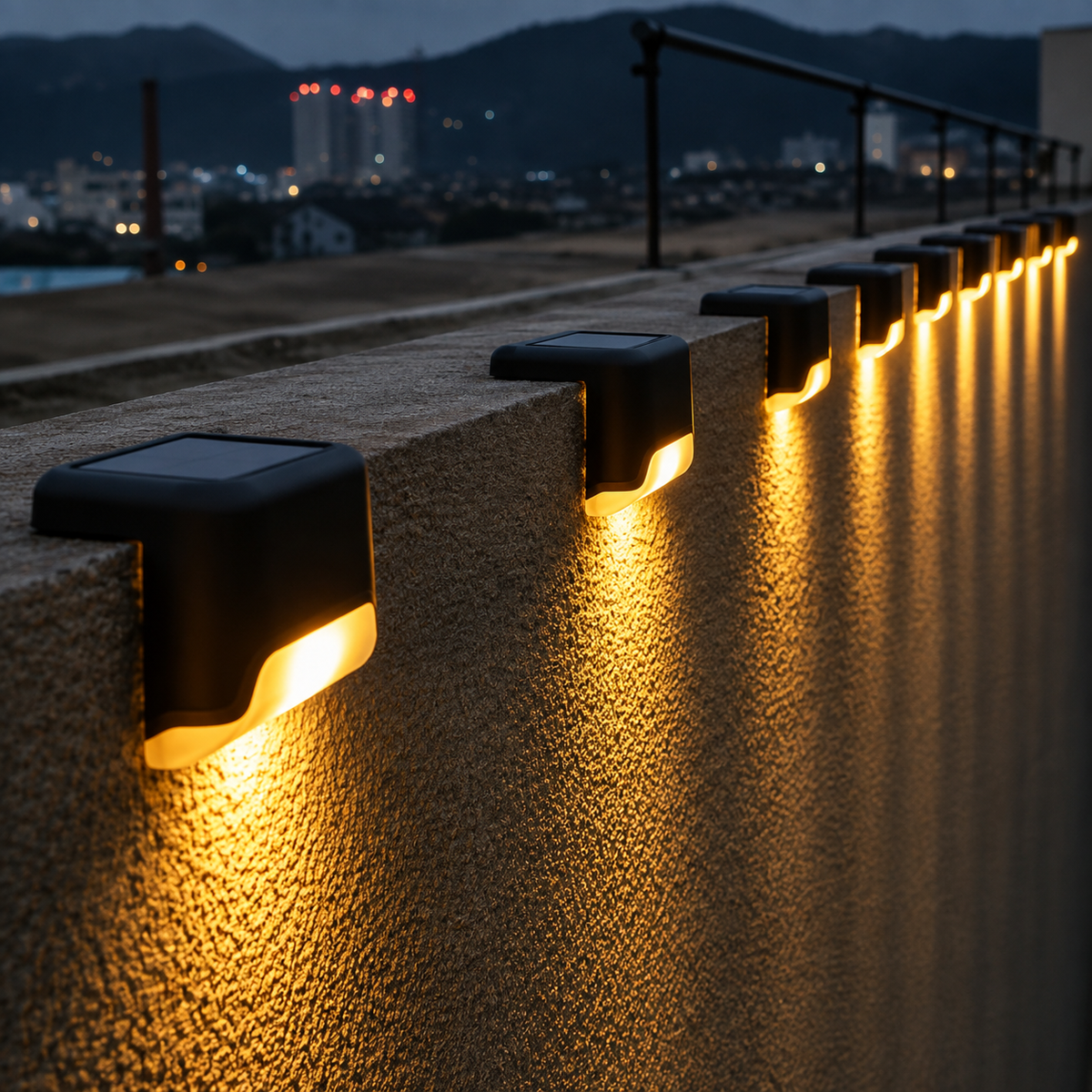 Thrives Outdoor | Soluxe Solar-Powered Outdoor Step Light