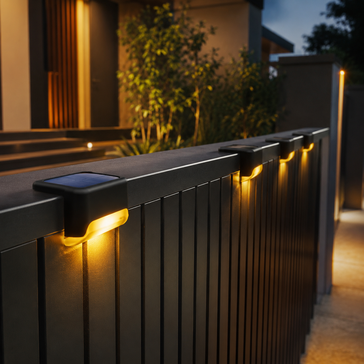 Thrives Outdoor | Soluxe Solar-Powered Outdoor Step Light