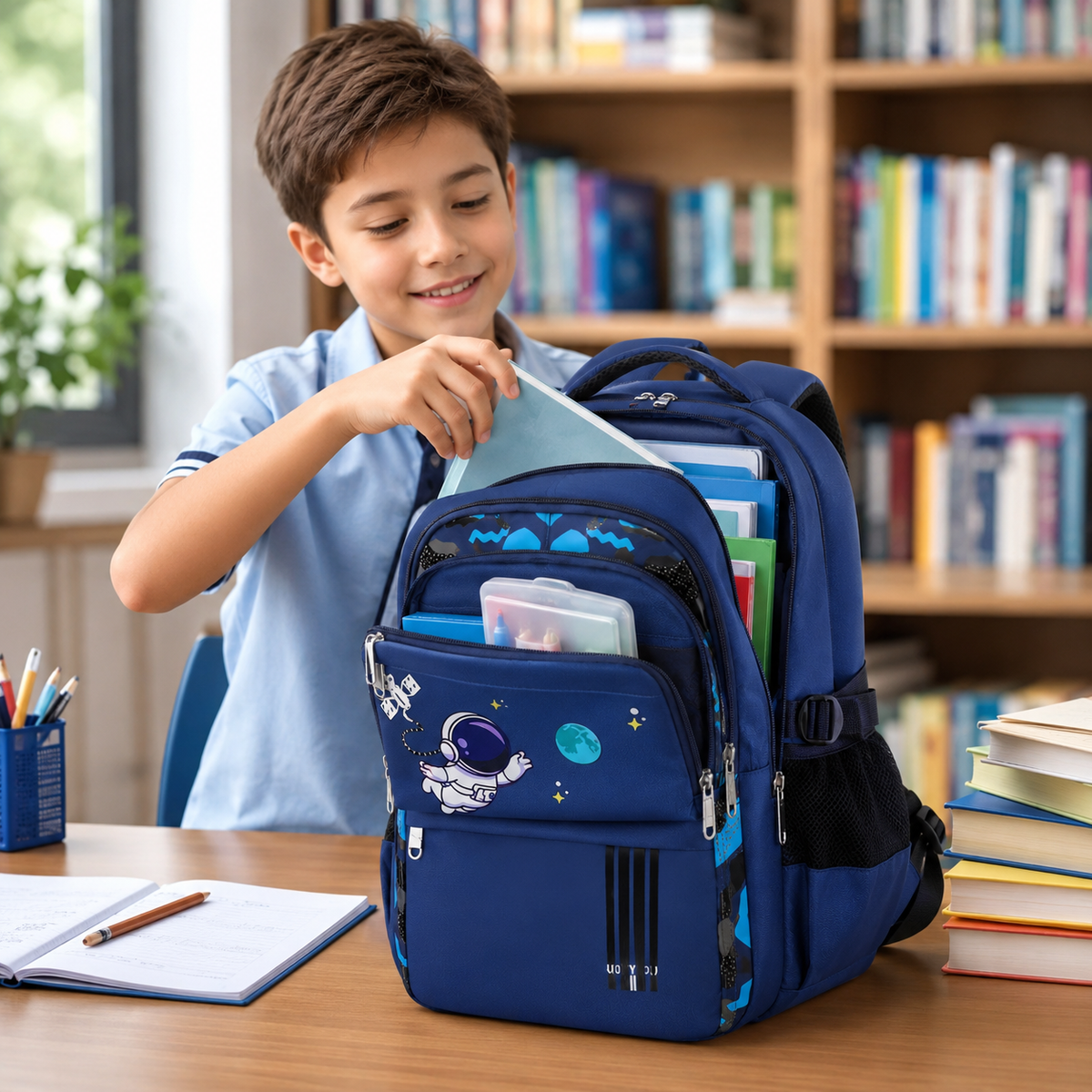 Thrives Outdoor | AstroVibe Waterproof Polyester School Backpack